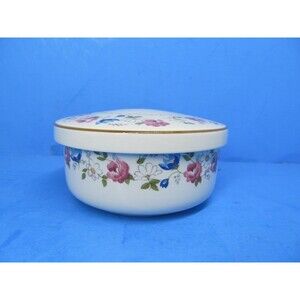 Hankook Korea Floral Covered Rice Bowl Trinket Dish In Excellent Condition